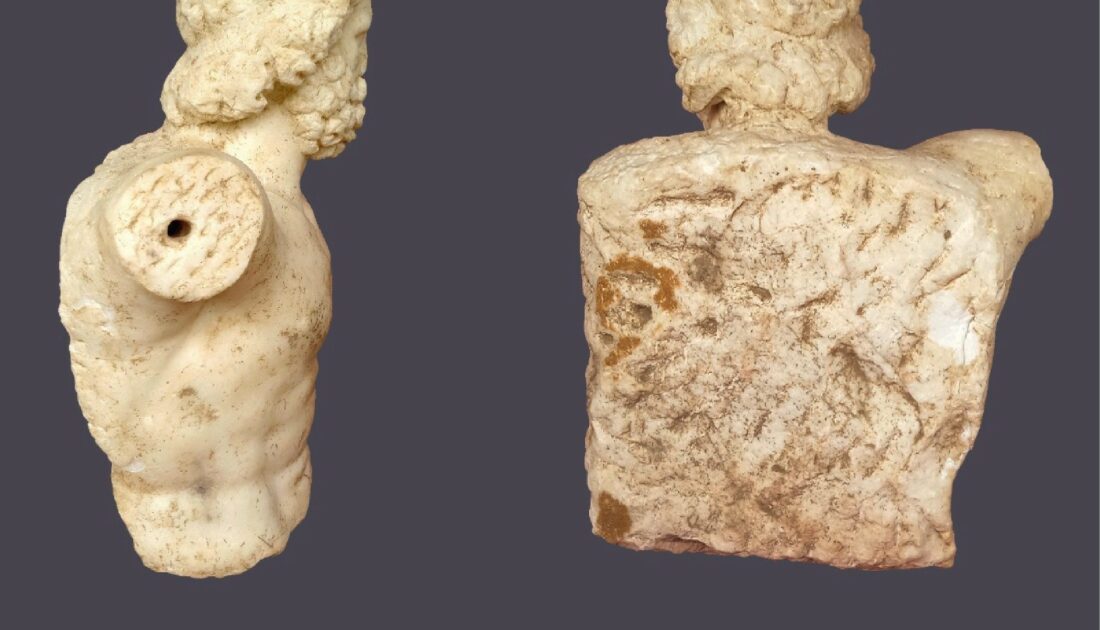 Aspendos Antik Kenti’nde Roma dönemine ait iki heykel keşfedildi