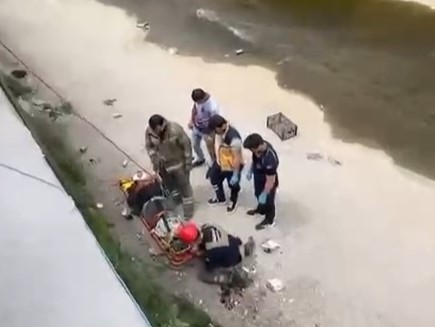 Bursa’da bir kişi dereye düştü