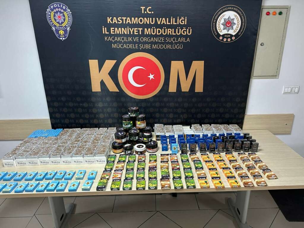 Binlerce makaron ele geçirildi