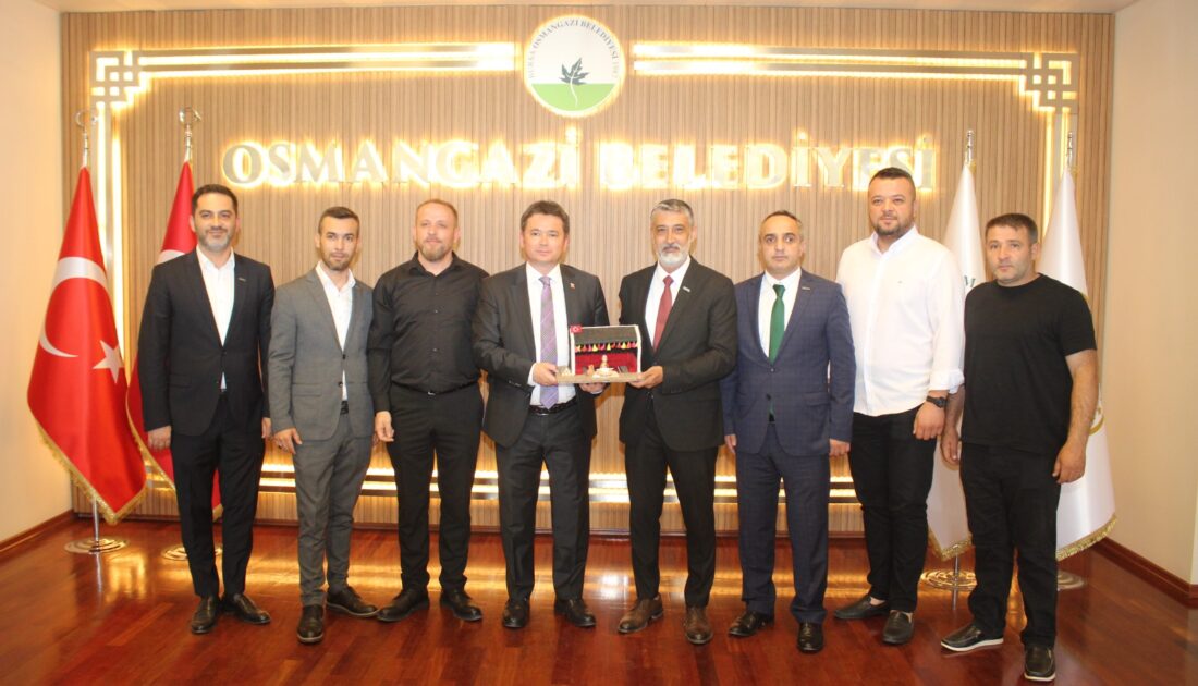 BUDSİAD’dan Osmangazi Belediye Başkanı Erkan Aydın’a ziyaret