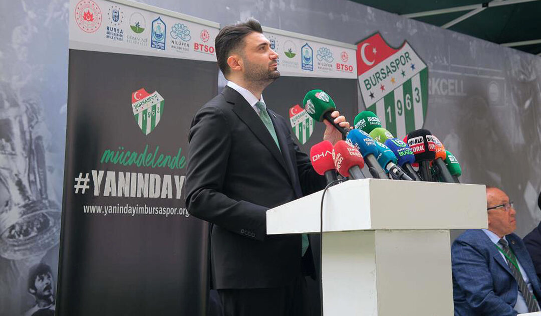 Bursaspor’un yeni başkanı Enes Çelik oldu