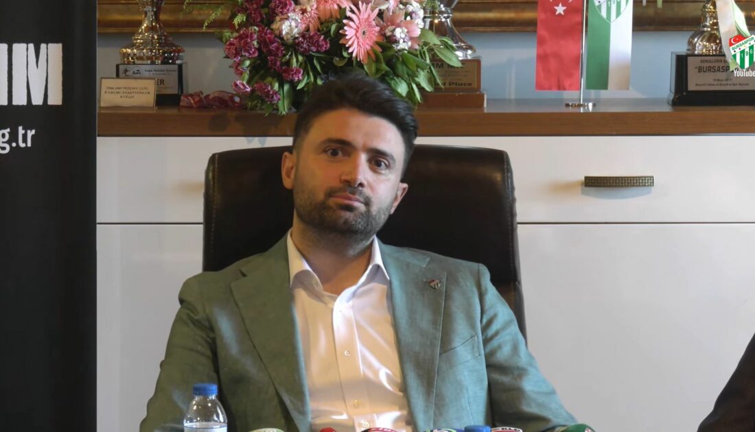 Bursaspor Başkanı Enes Çelik mazbatasını aldı: Yaşasın Bursaspor!