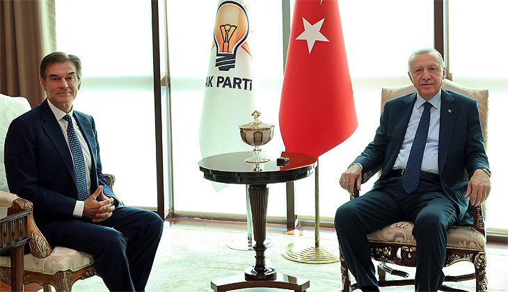Erdoğan, Mehmet Öz’ü kabul etti