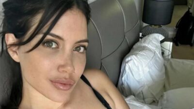 Wanda Nara dantelli iç çamaşırıyla poz verdi: Yangın yeri buralar sayende