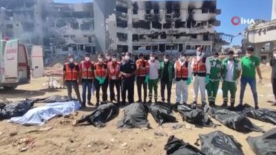 Şifa Hastanesi’nde üçüncü toplu mezar: 49 cenaze çıkarıldı