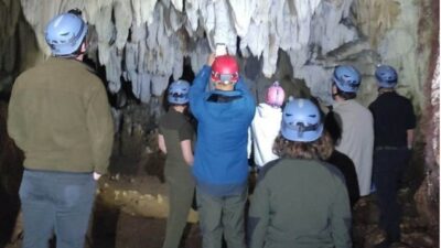 Bursa’da Doğa Koruma ve Milli Parklar ekibine mağara eğitimi