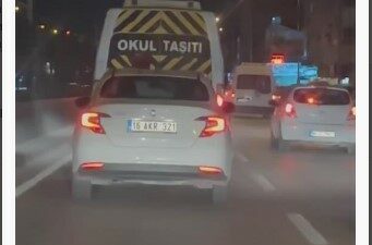 Bursa’da ölümle dans! Makas atarak trafiği tehlikeye soktu
