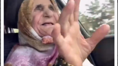 74 yaşındaki Atike teyzenin otomobille gezme hayali gerçek oldu