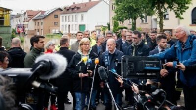 Almanya’nın Saarland eyaletini sel vurdu