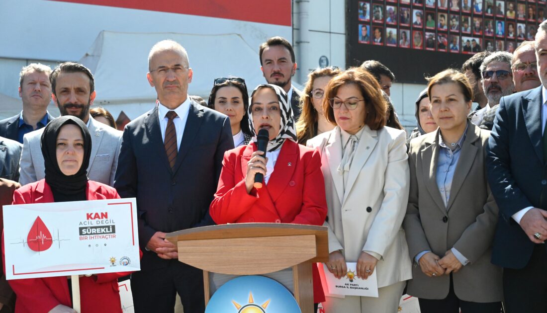AK Parti Sosyal Politikalar Başkanlığından “Kan Bağışı” kampanyası
