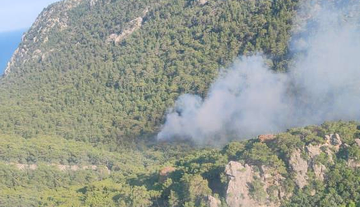 Antalya’daki orman yangını kontrol altında