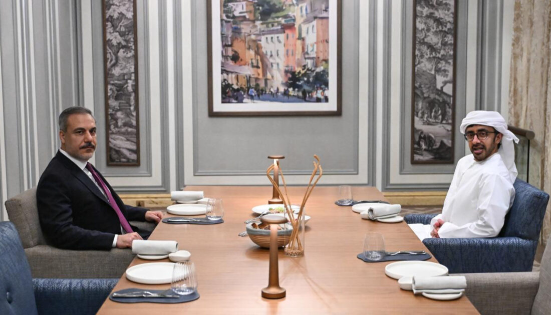 Dışişleri Bakanı Fidan, BAE Devlet Başkanı Zayed Al Nahyan ile görüştü
