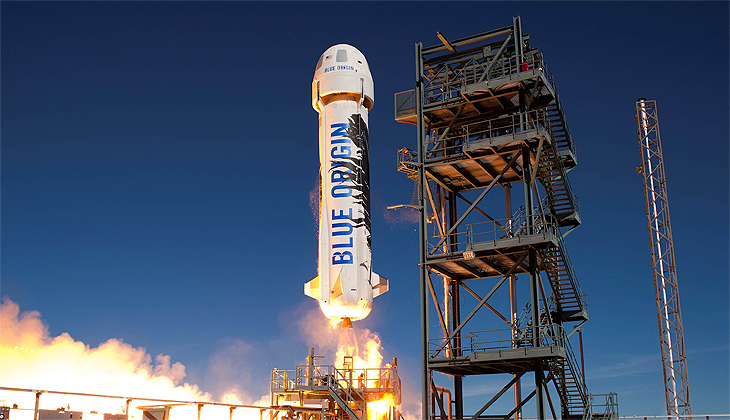 Blue Origin, NS-25 uzay yolculuğunu başarıyla tamamladı