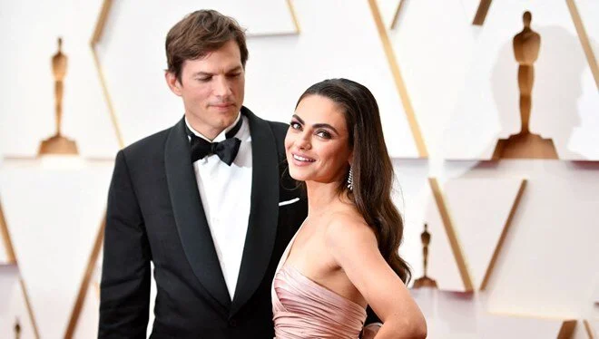 Ashton Kutcher ile Mila Kunis ilk kez çocuklarıyla birlikte poz verdi