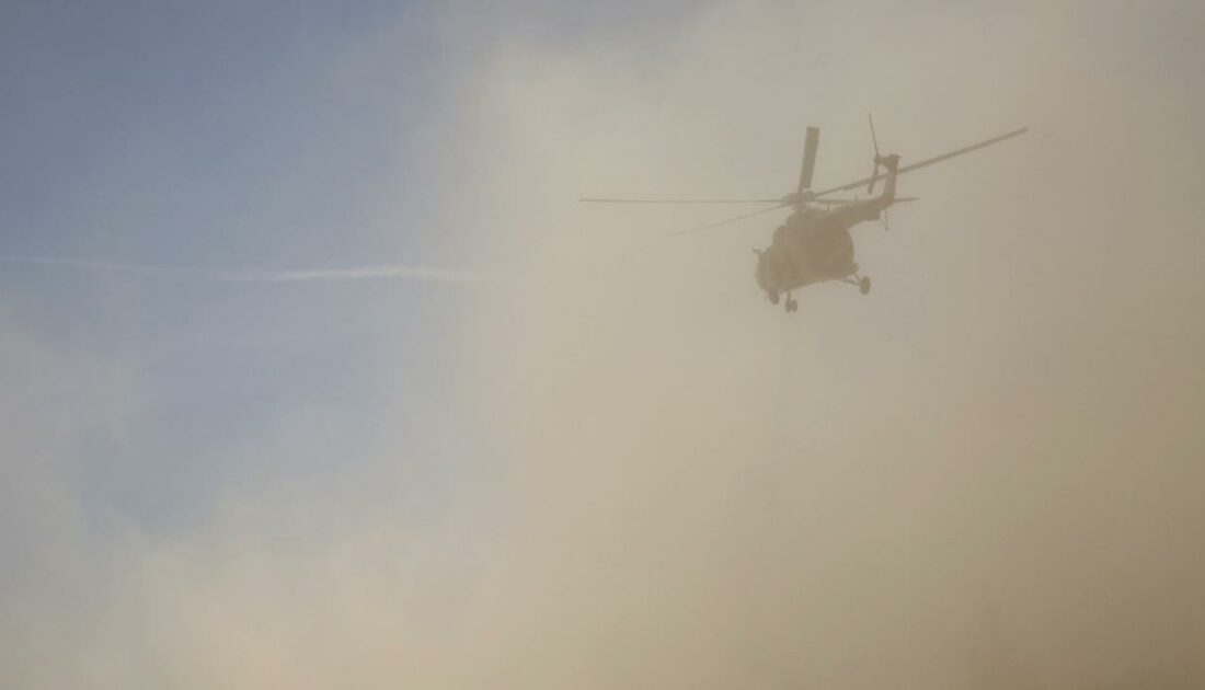 Afganistan’da askeri helikopter düştü Afganistan’da askeri helikopter düştü