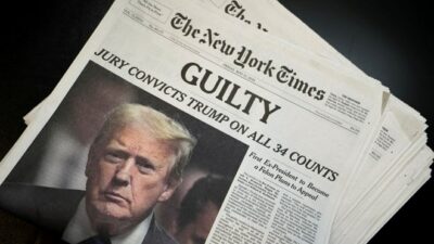 New York Times’tan tarihi Trump manşeti: “Suçlu”