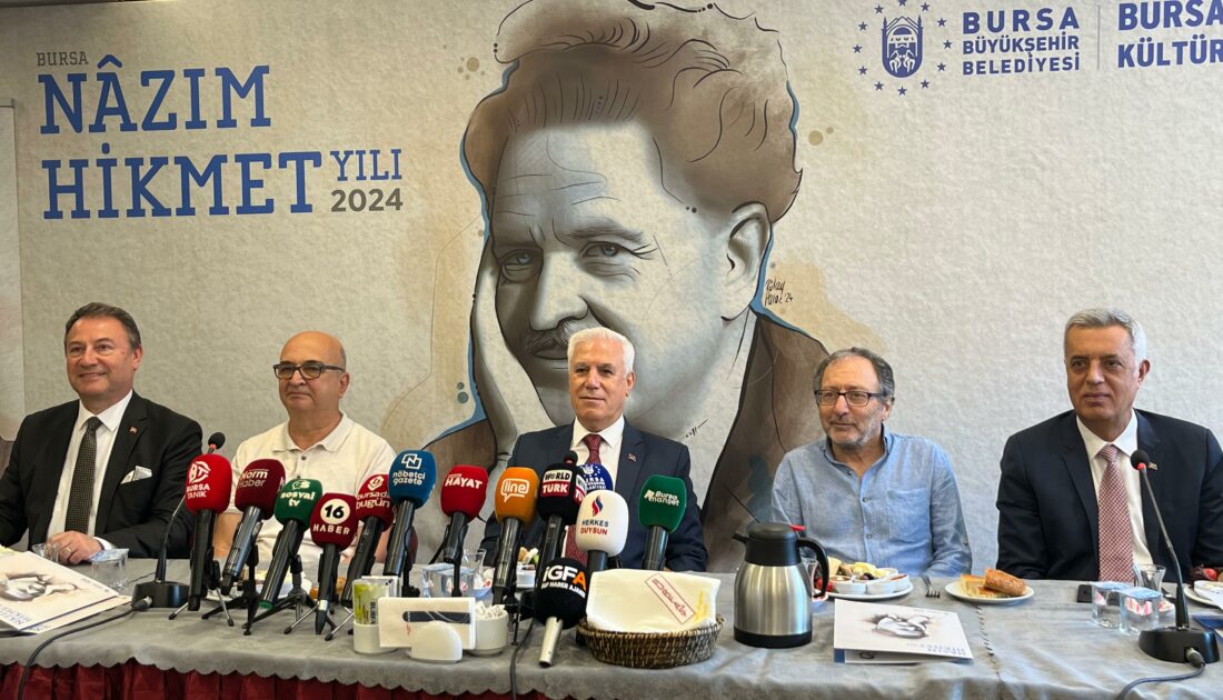 Başkan Bozbey, ‘2024 Bursa Nazım Hikmet Yılı’ etkinliklerini açıkladı