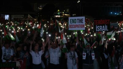 Tel Aviv’de 120 bin kişilik hükümet karşıtı protesto
