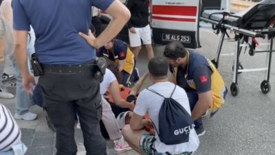 Bursa’da motosiklet kazaları peş peşe geldi, 2 sürücü yaralandı
