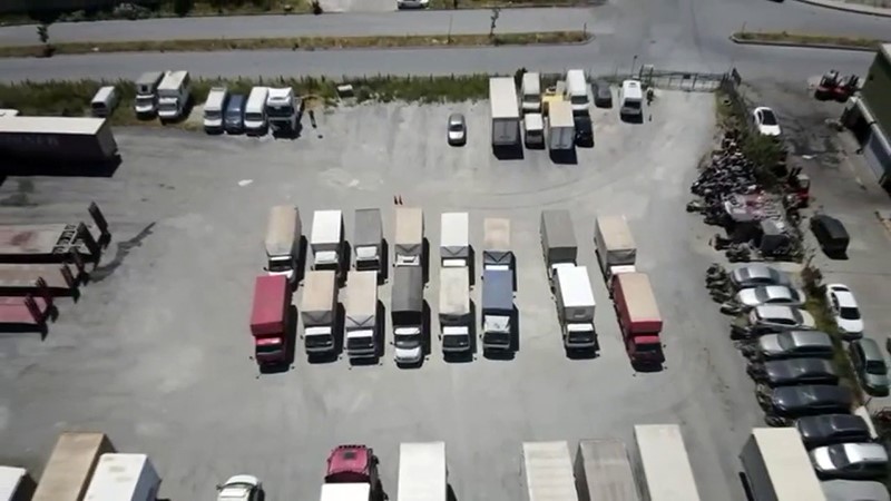 Bursa dahil 6 ilde kaçak yedek parça operasyonu: 60 kamyon ürün ele geçirildi