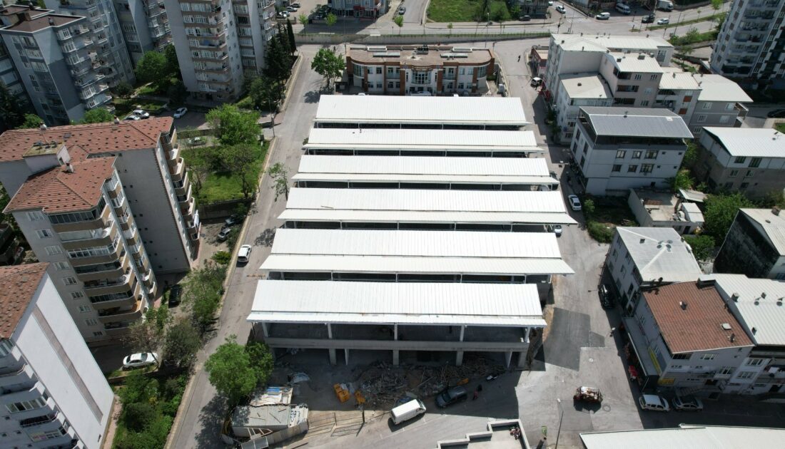 Bağlaraltı Pazar Alanı’nda son rötuşlar