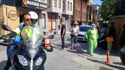 Bursa’da motosikletli sınav timi… Öğrencilerin imdadına Hızır gibi yetiştiler