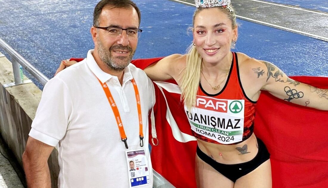 Milli atlet Tuğba Danışmaz rekor kırarak olimpiyat kotası aldı