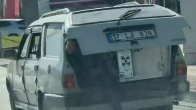 Bursa’da tehlikeli yolculuk kamerada