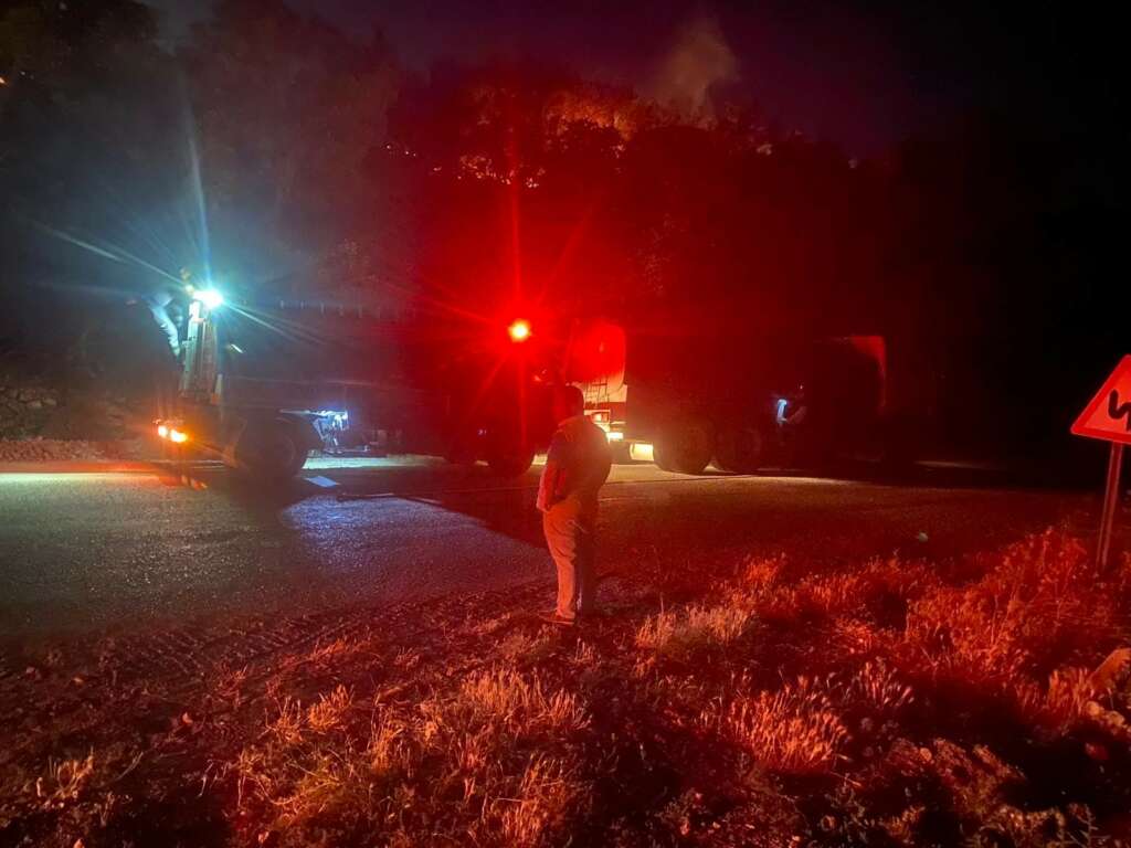Ayvacık’ta orman yangını: 1 köy boşaltıldı