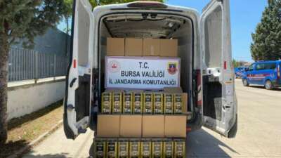 Bursa’da 3 bin litre sahte zeytinyağı ele geçirildi