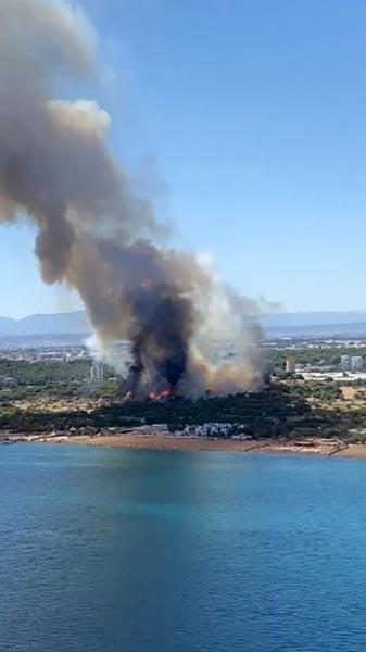 Antalya’da orman yangını Antalya’da orman yangını