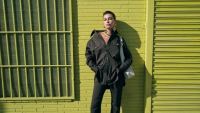 Anne olmaya hazırlanan Hailey Bieber, Fransız moda devi için poz verdi