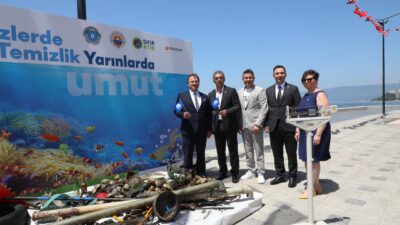 Gemlik’te Başkan Deviren deniz dibi temizliğine katıldı