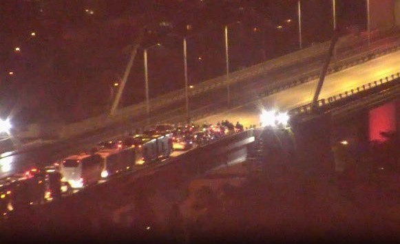 15 Temmuz Şehitler Köprüsü trafiğe kapatıldı