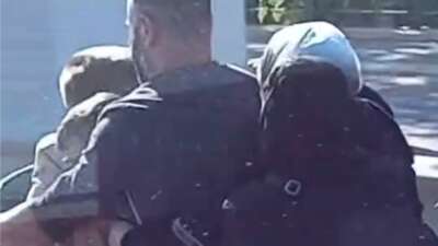 Bursa’da pes dedirten görüntü! Aile boyu tehlikeli yolculuk