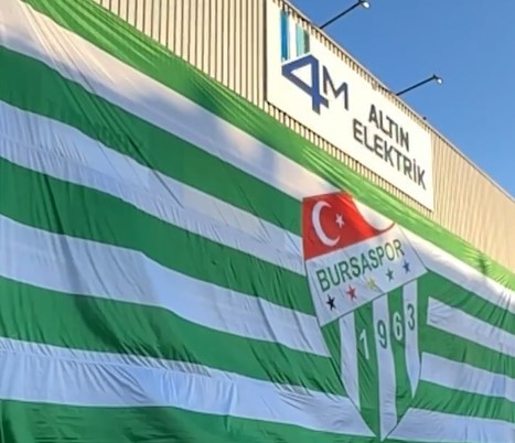 Bursaspor kampanyasına bir destek de Altın Elektrik’ten