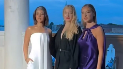Hadise, Hollywood yıldızı Kate Hudson ile bir araya geldi