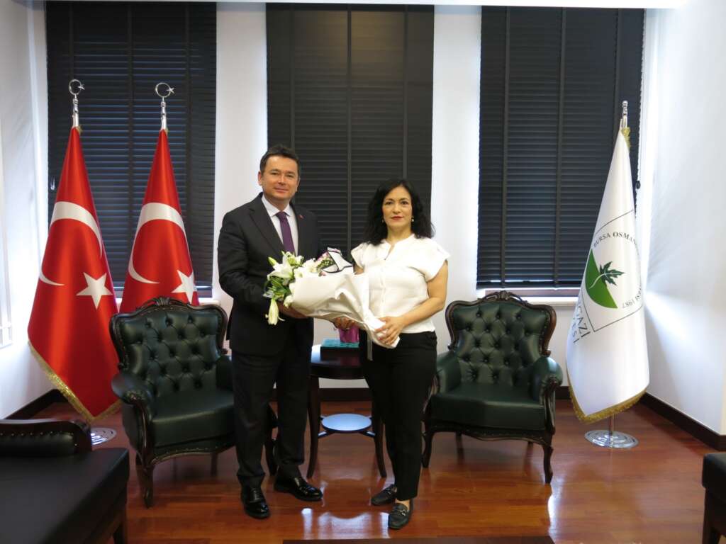 Mimarlar Odası Bursa Şubesi’nden Osmangazi Belediye Başkanı Aydın’a ziyaret