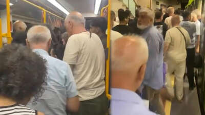 Bursa’da metroyu da su bastı!