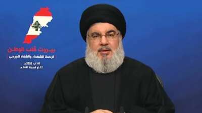 Hizbullah lideri Hasan Nasrallah, Hamas heyeti ile görüştü