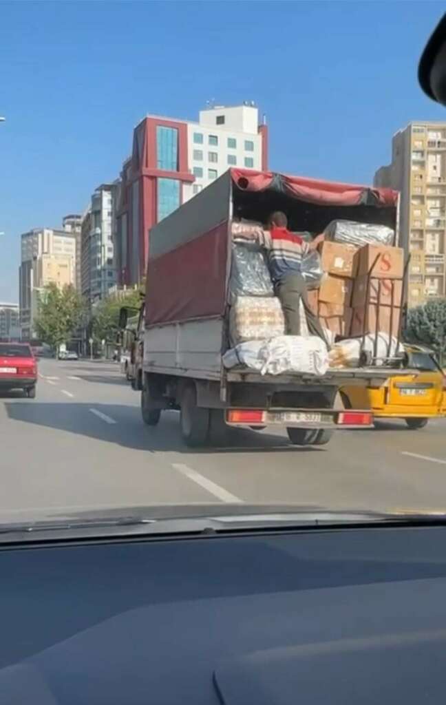 Bursa’da evden eve tehlikeli taşımacılık