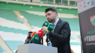 Başkan Çelik’ten sert çıkış, “Bursaspor’un hakkını kimseye yedirmeyiz”