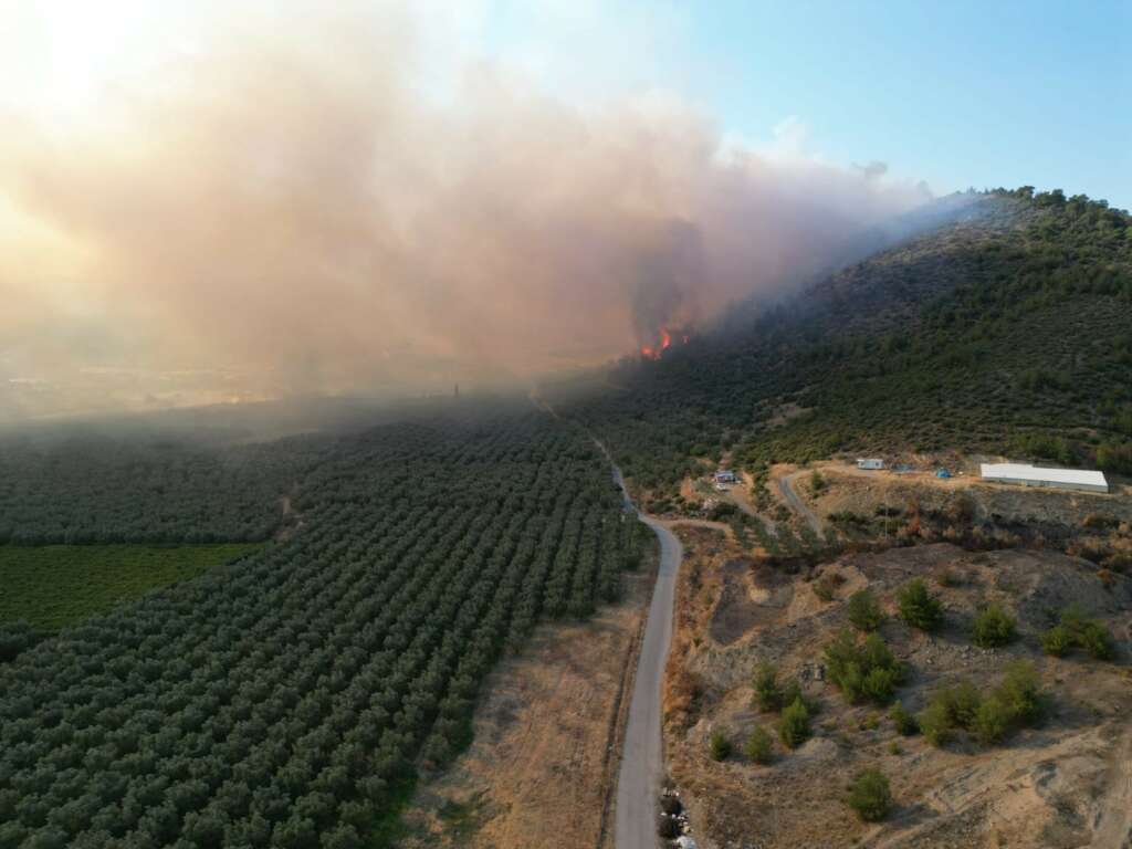 Bursa’daki orman yangını kontrol altına alındı