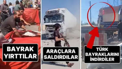 Suriye’de tansiyon yükseldi: Türk vatandaşlarına, araçlarına ve Türk bayrağına saldırılar yapıldı