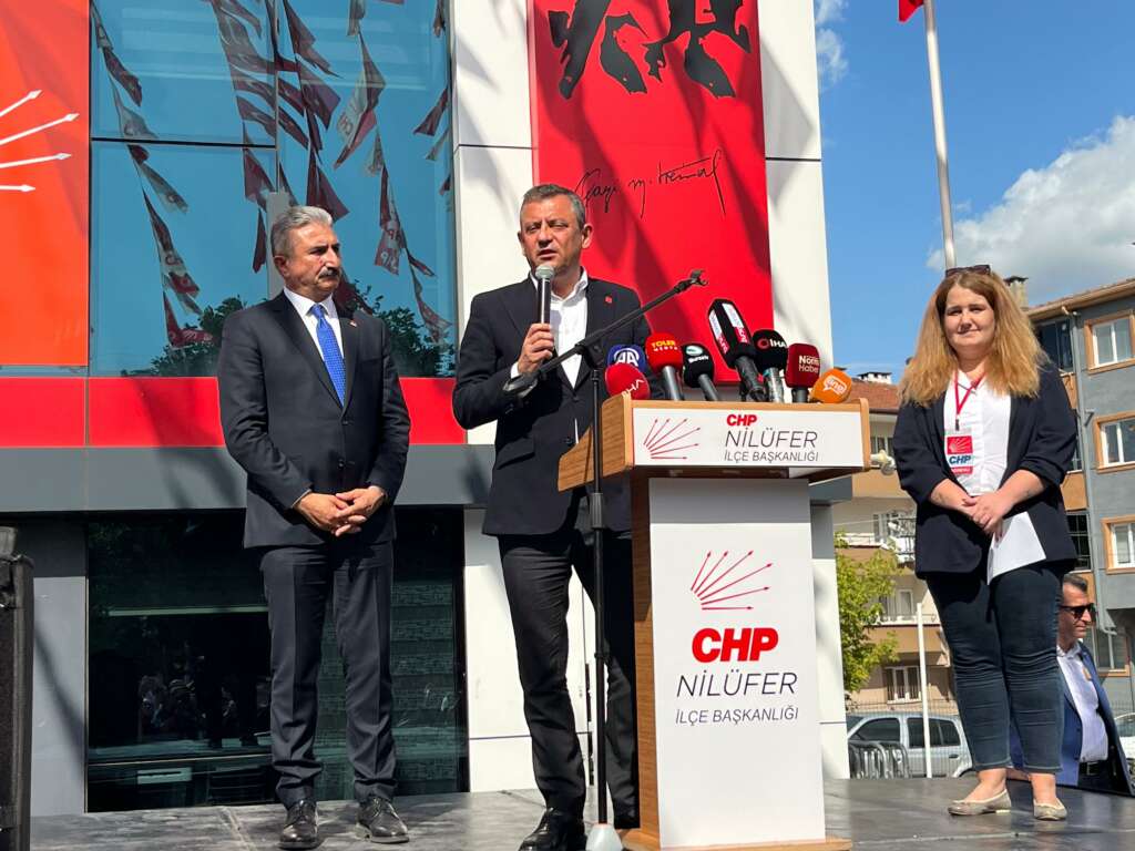 CHP lideri Özel Nilüfer’de: Türkiye’yi 100 yıl sonra yeniden şaha kaldıracağız!