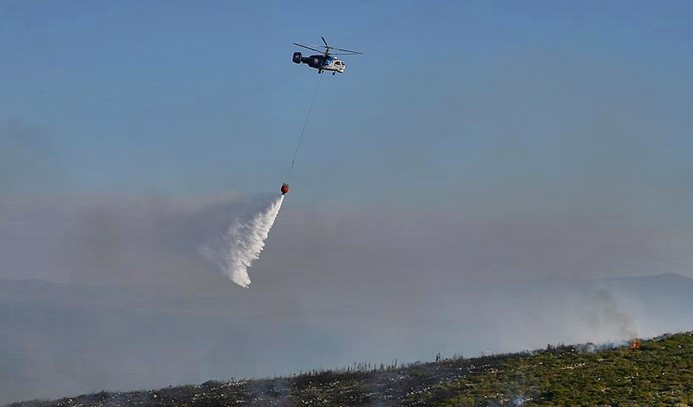 Adana’da yangın söndürme helikopteri düştü!