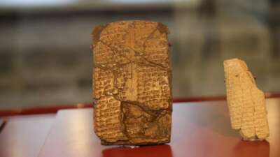 2 bin 648 yıllık ‘kil tablet’