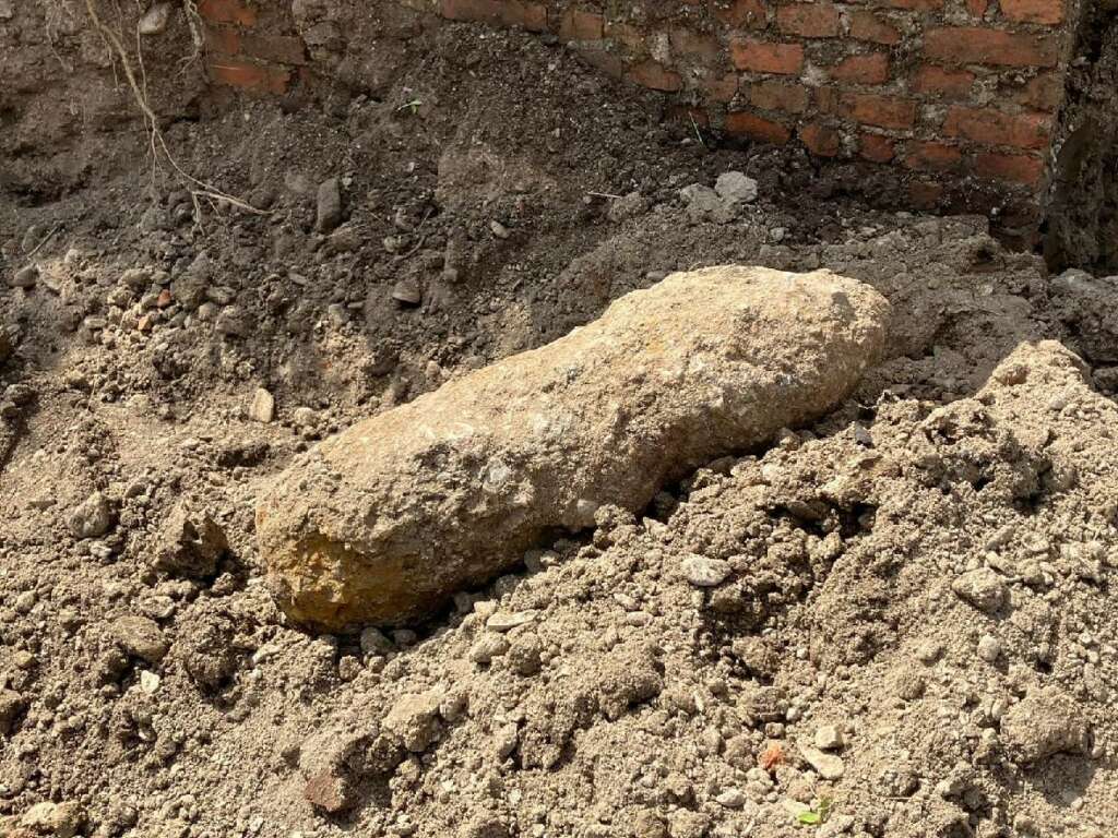 Petrokimya fabrikasında İkinci Dünya Savaşı’ndan kalma bomba bulundu