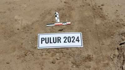 Pulur Höyük’te pişmiş topraktan kadın figürini bulundu