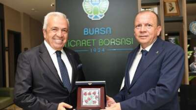 Başkan Özdemir’den Bursa Ticaret Borsası’na ziyaret